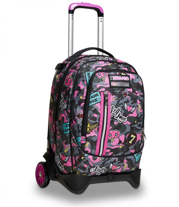 TROLLEY JACK Seven 2 RUOTE CAMOULOVE GIRL – Vendita Libri Online